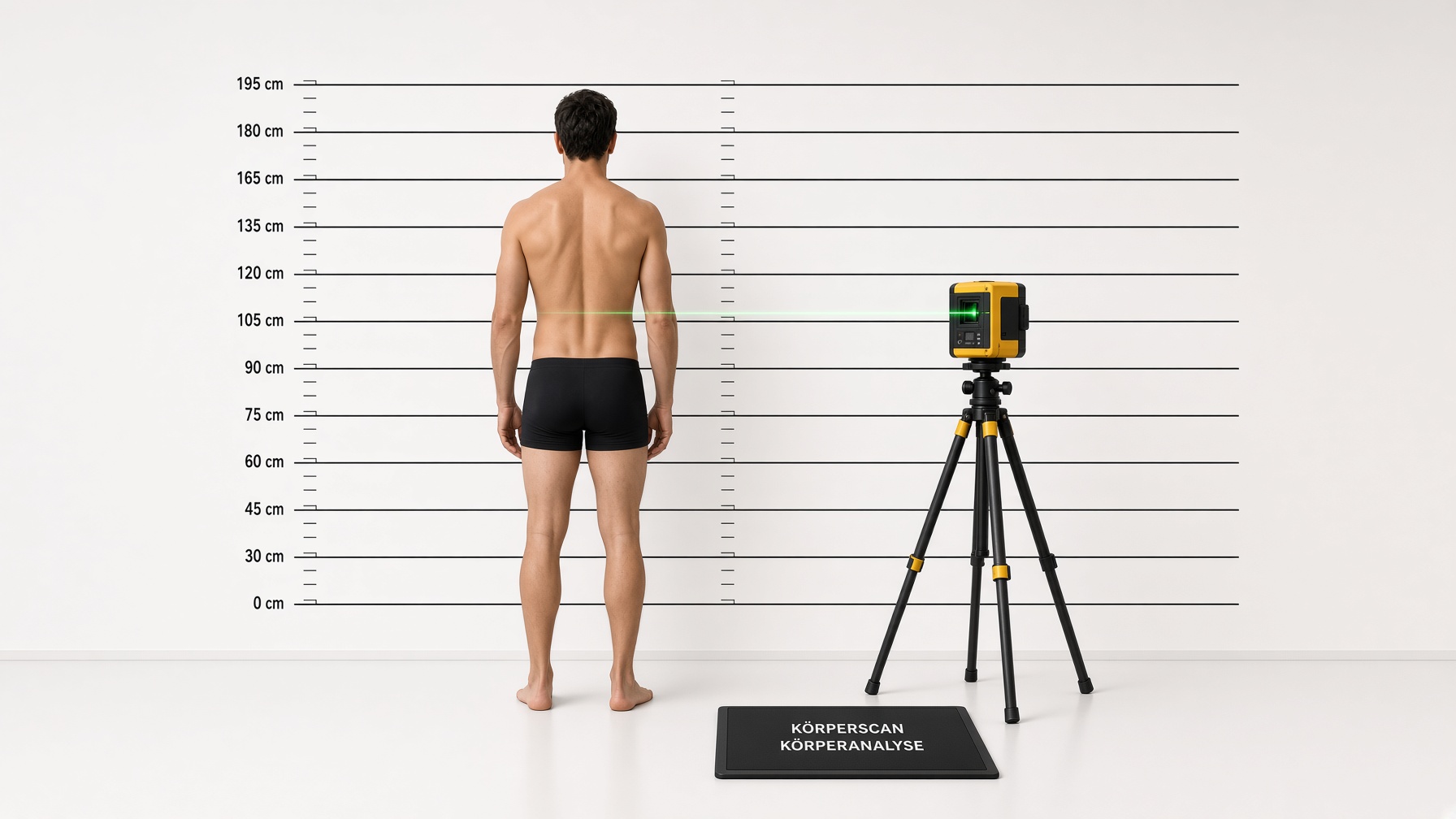 Nivellierte Laser-Körperanalyse und Haltungsdiagnostik bei VITALSCAN Karlsruhe